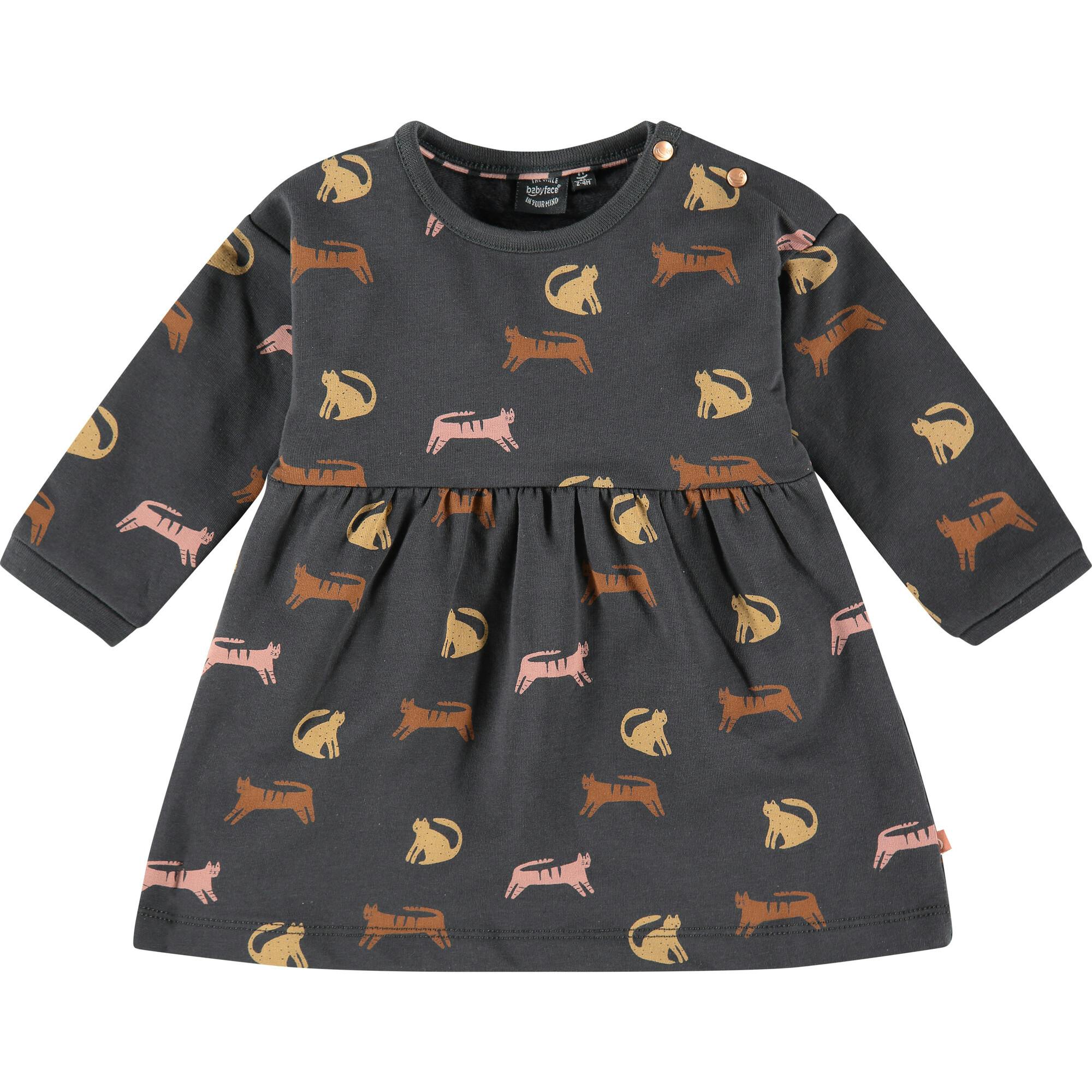 Cats Printed Dress