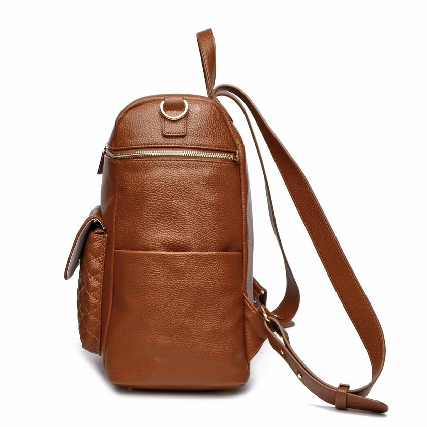 Monaco Diaper Bag | Latte Brown