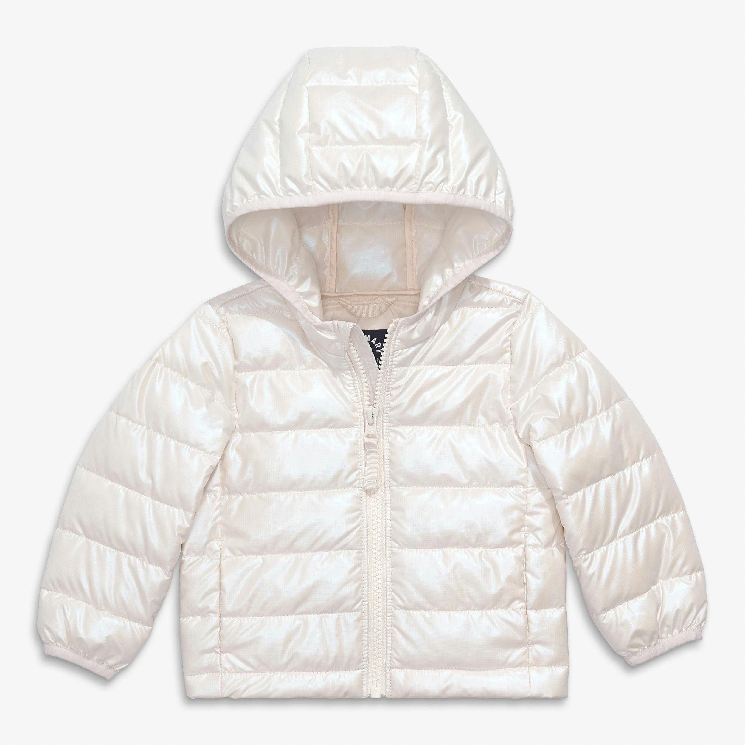 Baby metallic lightweight puffer jacket
