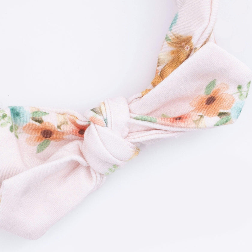 Pink Ponies - Knotted Gown and Headband