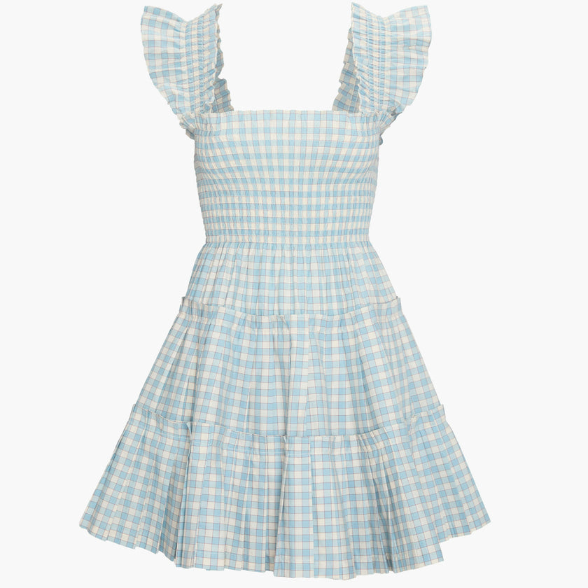 The Charlotte Nap Dress - Blue/Red Gingham