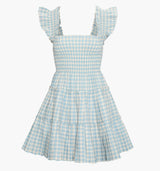 The Charlotte Nap Dress - Blue/Red Gingham