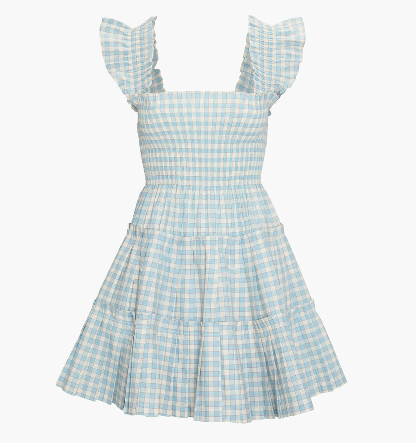 The Charlotte Nap Dress - Blue/Red Gingham