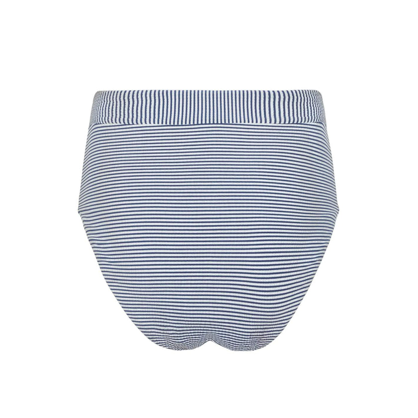 women's harbor stripe high waist bikini bottom