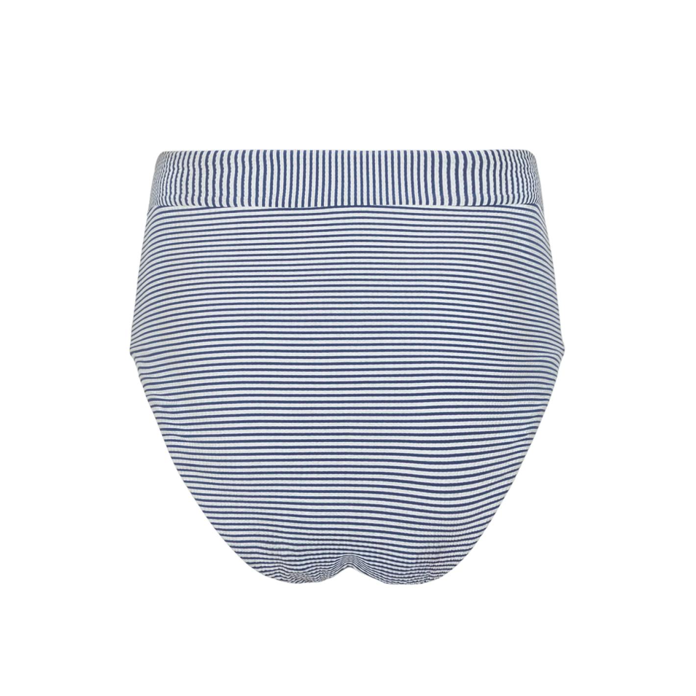 women's harbor stripe high waist bikini bottom