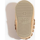 Weathered Brown Moccasin Baby Shoe