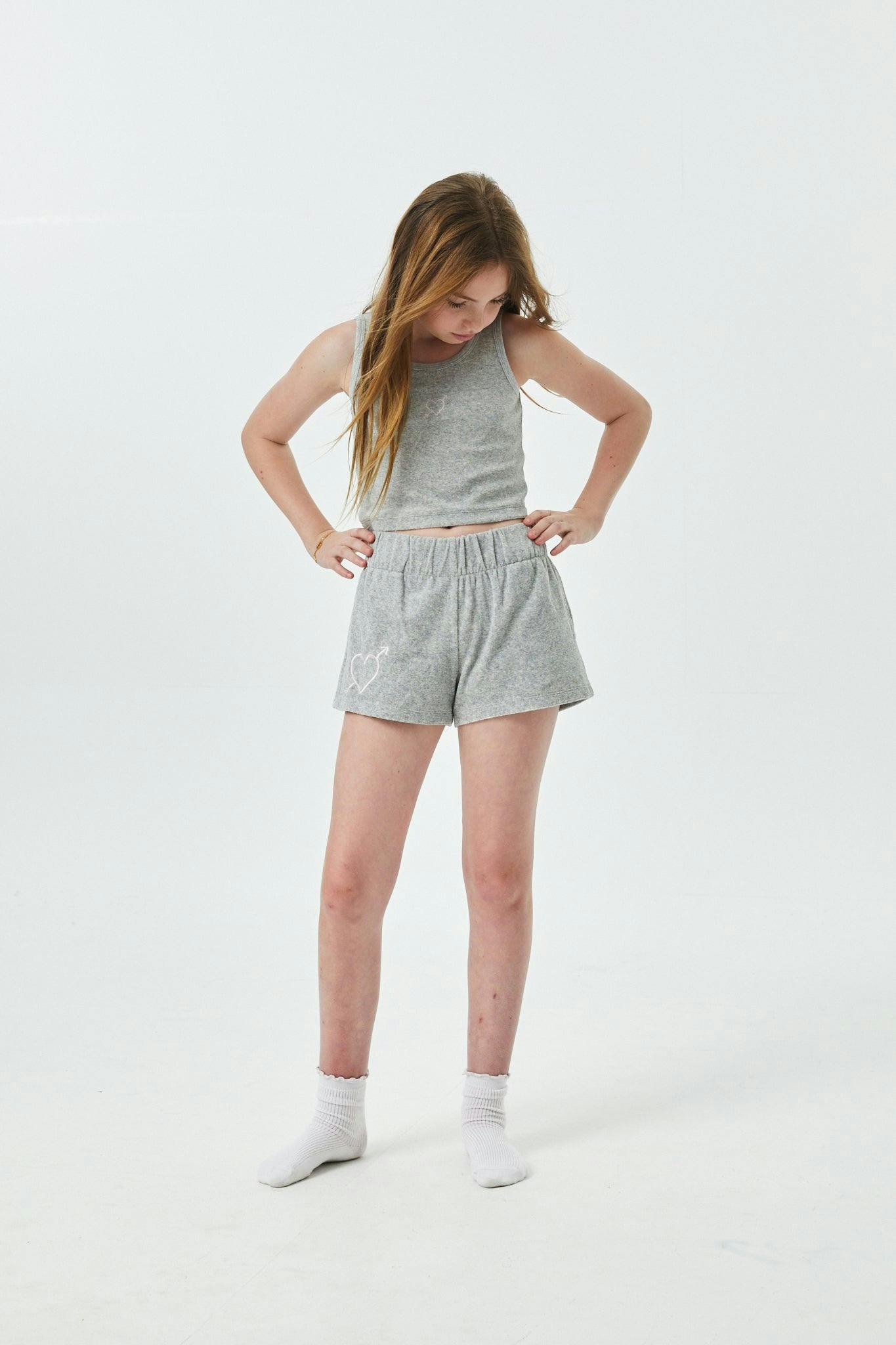 Emma Grey With Heart & Arrow Terry Tank