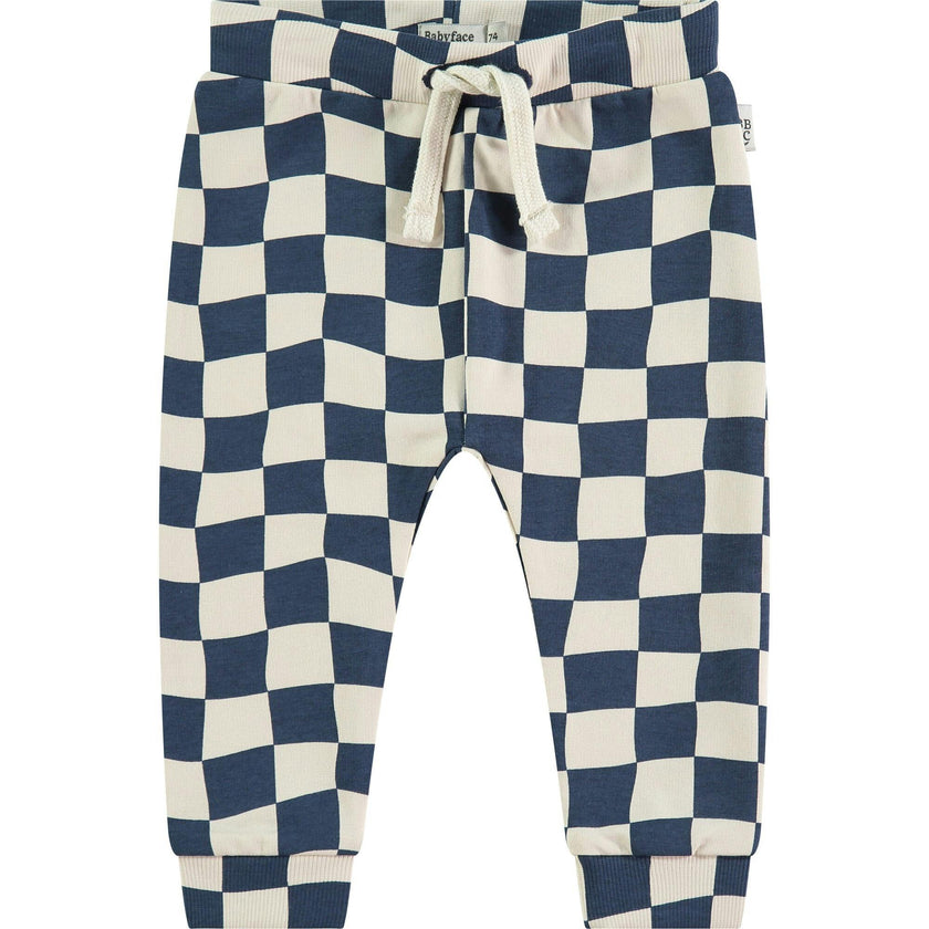 Wavy Check Sweatpants