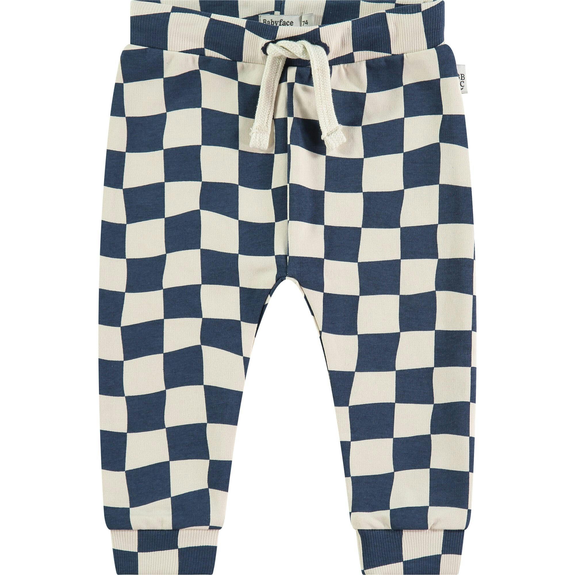 Wavy Check Sweatpants