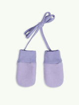 children's merino mittens - lilac