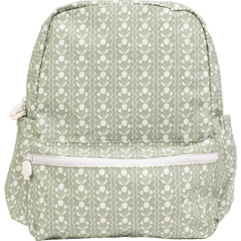The Backpack in Sage Floral