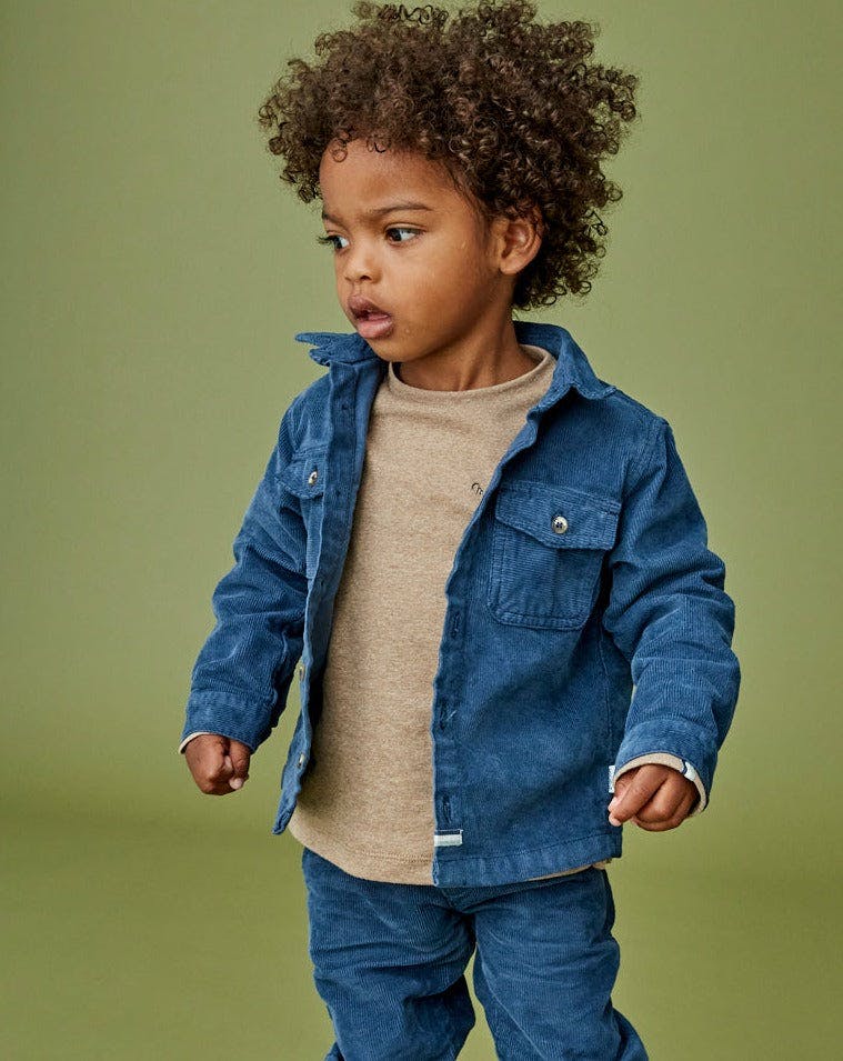 The Blue Denim Corduroy Shirt