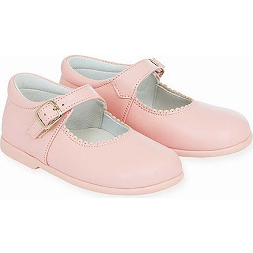 Light Pink Leather Toddler Mary Jane Shoes