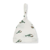 Mint Lobster Luxe Stretch Knotted Beanie Hat