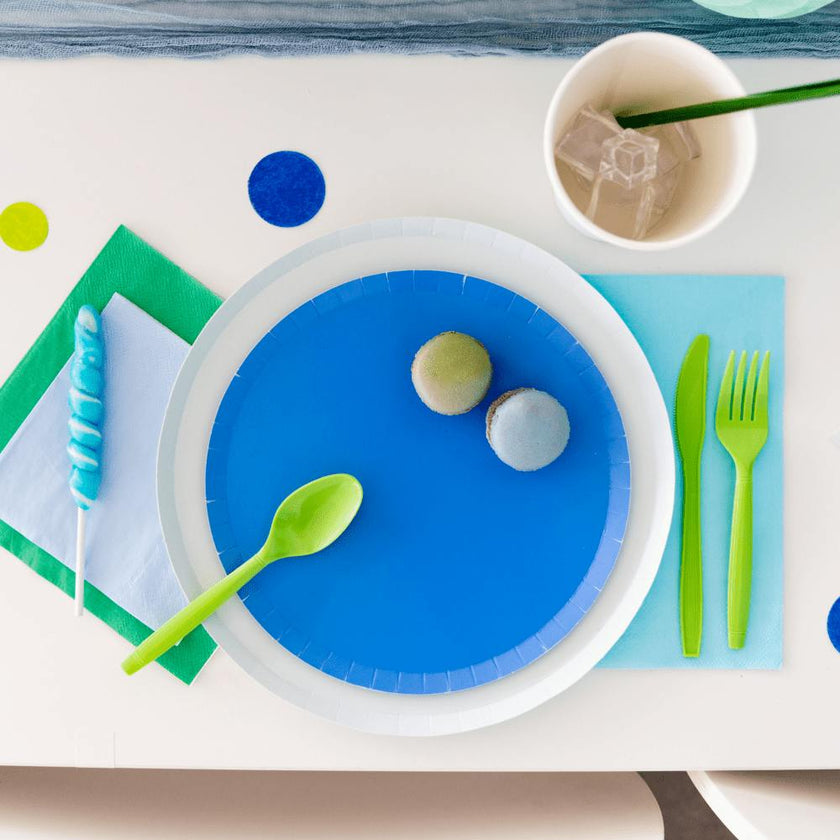 Shades Sapphire Dinner Plates
