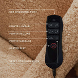 Babyletto Kiwi Deluxe Power Recliner and Swivel Glider with Heat and Massage