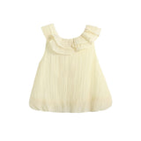 Yellow Mauve Ruffle Outfit Set