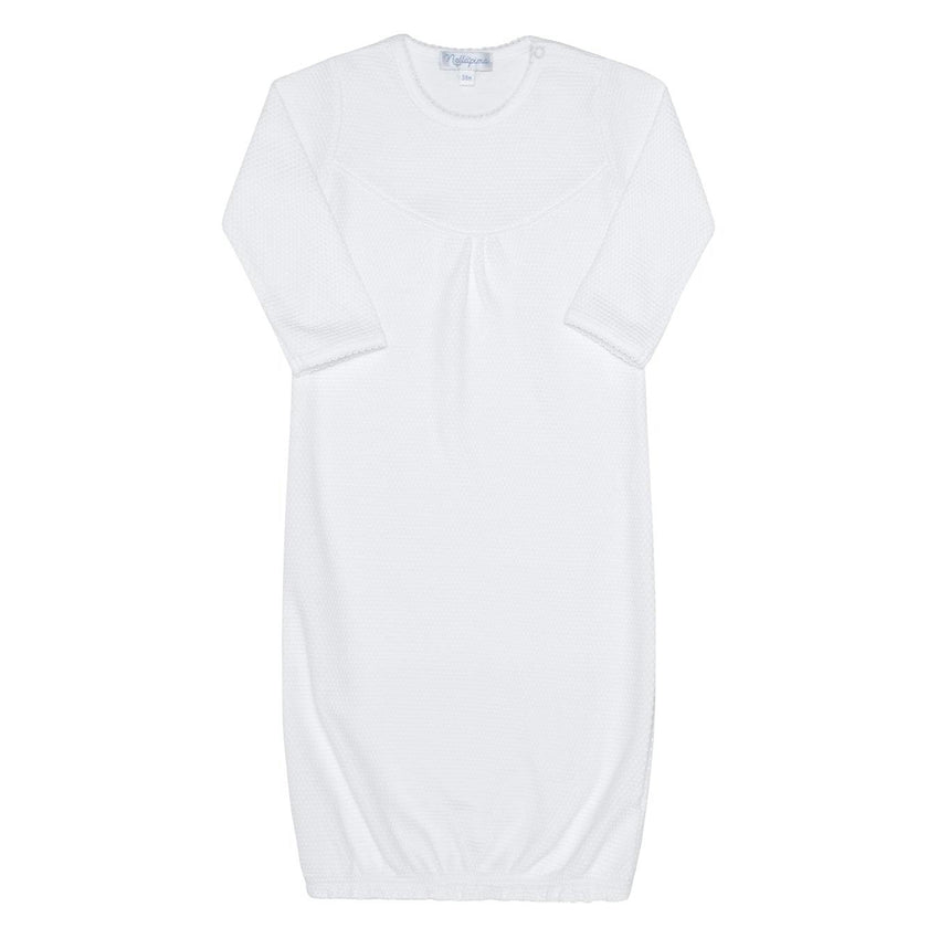 White Bubble Baby Gown