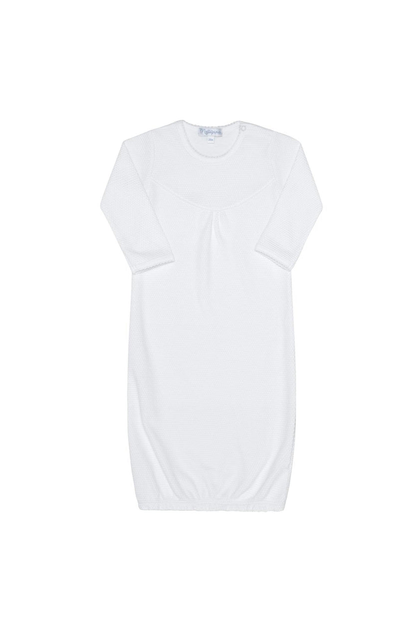 White Bubble Baby Gown