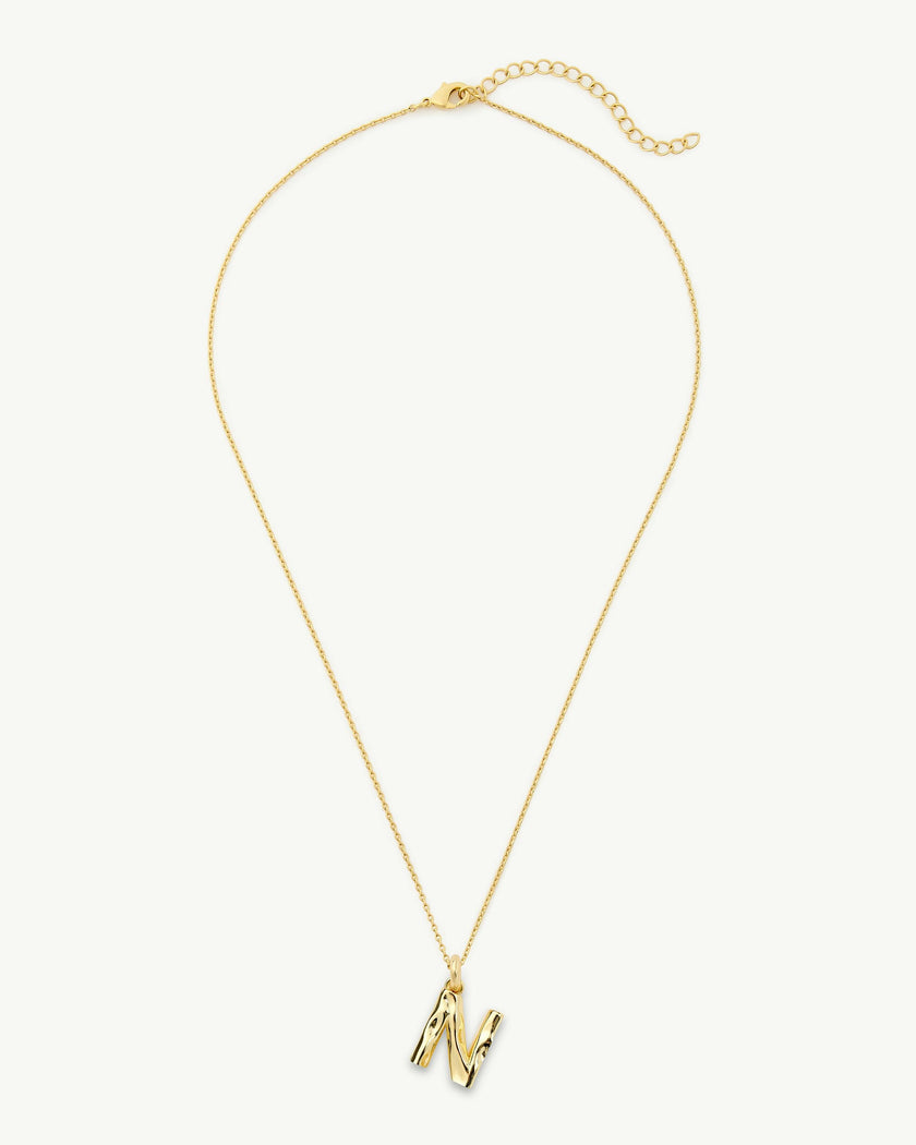 Monogram Necklace in Gold