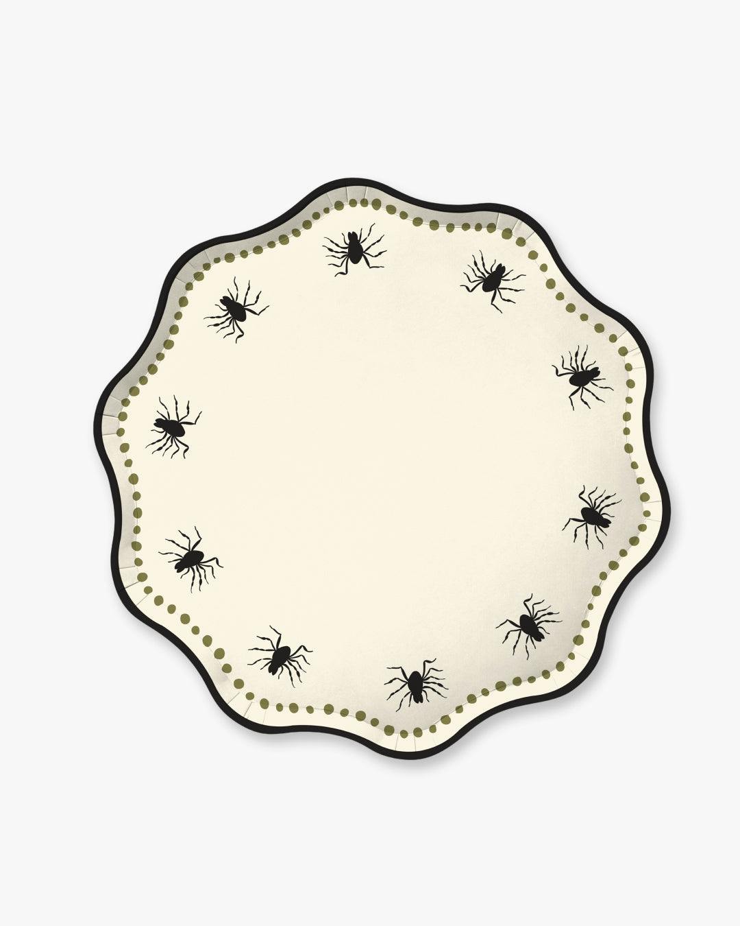 Charlotte Dinner Plate Set - Bone/Olive