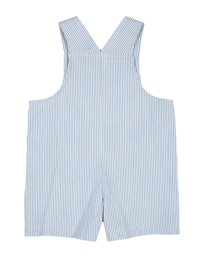 Seersucker Shortall With Airplane
