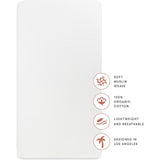 Organic Muslin Cotton Mini Crib Sheet