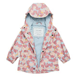 Recycled Waterproof Raincoat, Pink
