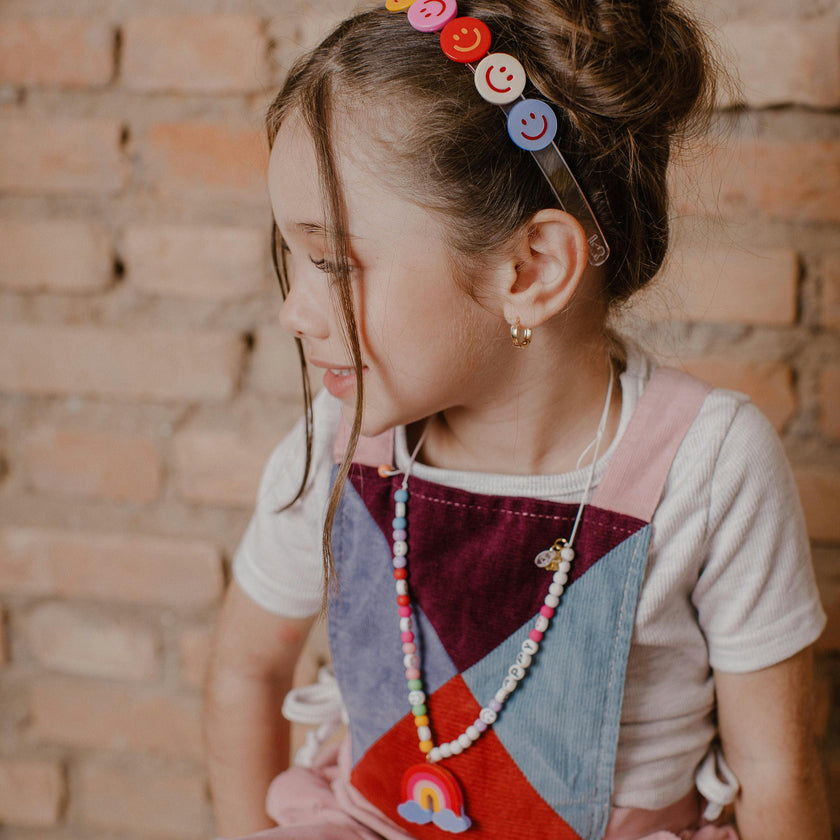 Happy Face Colorful Headband
