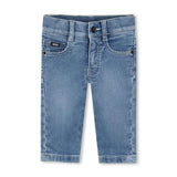 Double Stone Classic Straight-Leg Denim Jeans