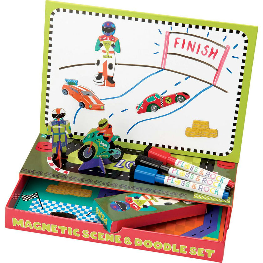 Cars Magnetic Scene & Doodle Set