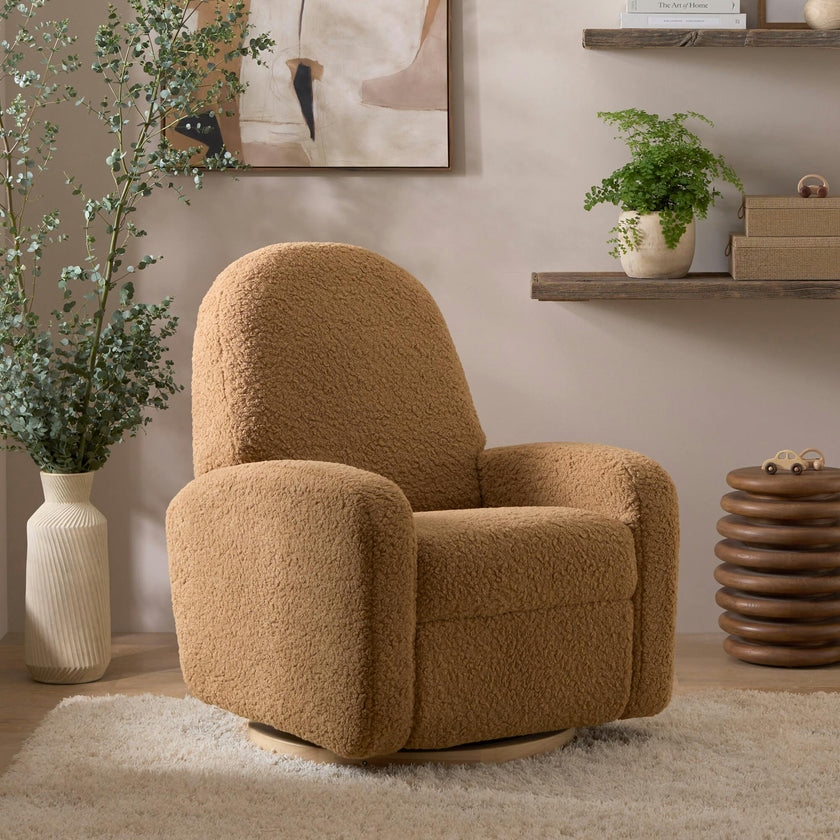 Nami Electronic & Swivel Glider Recliner With USB Port