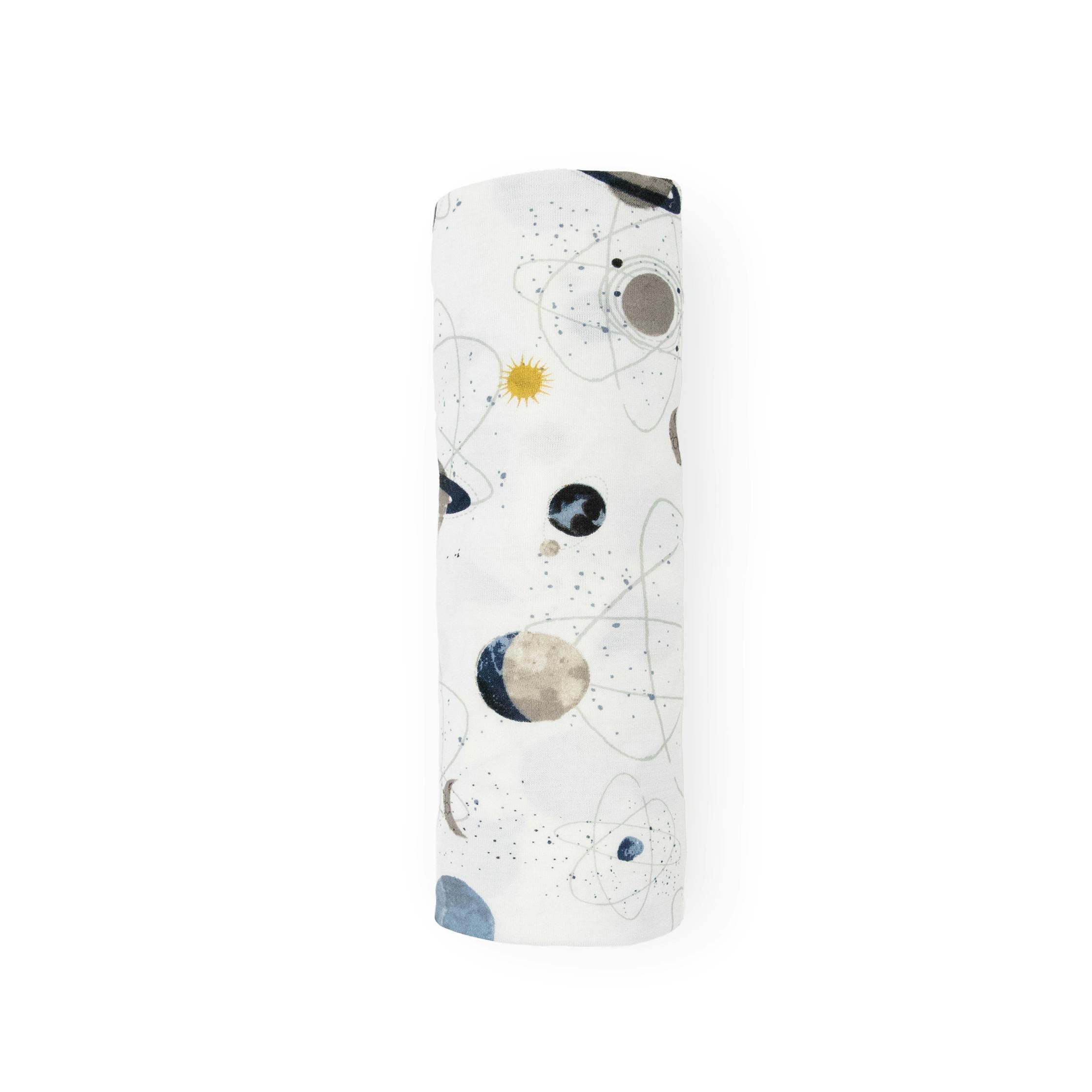 Stretch Knit Swaddle Blanket - Planets