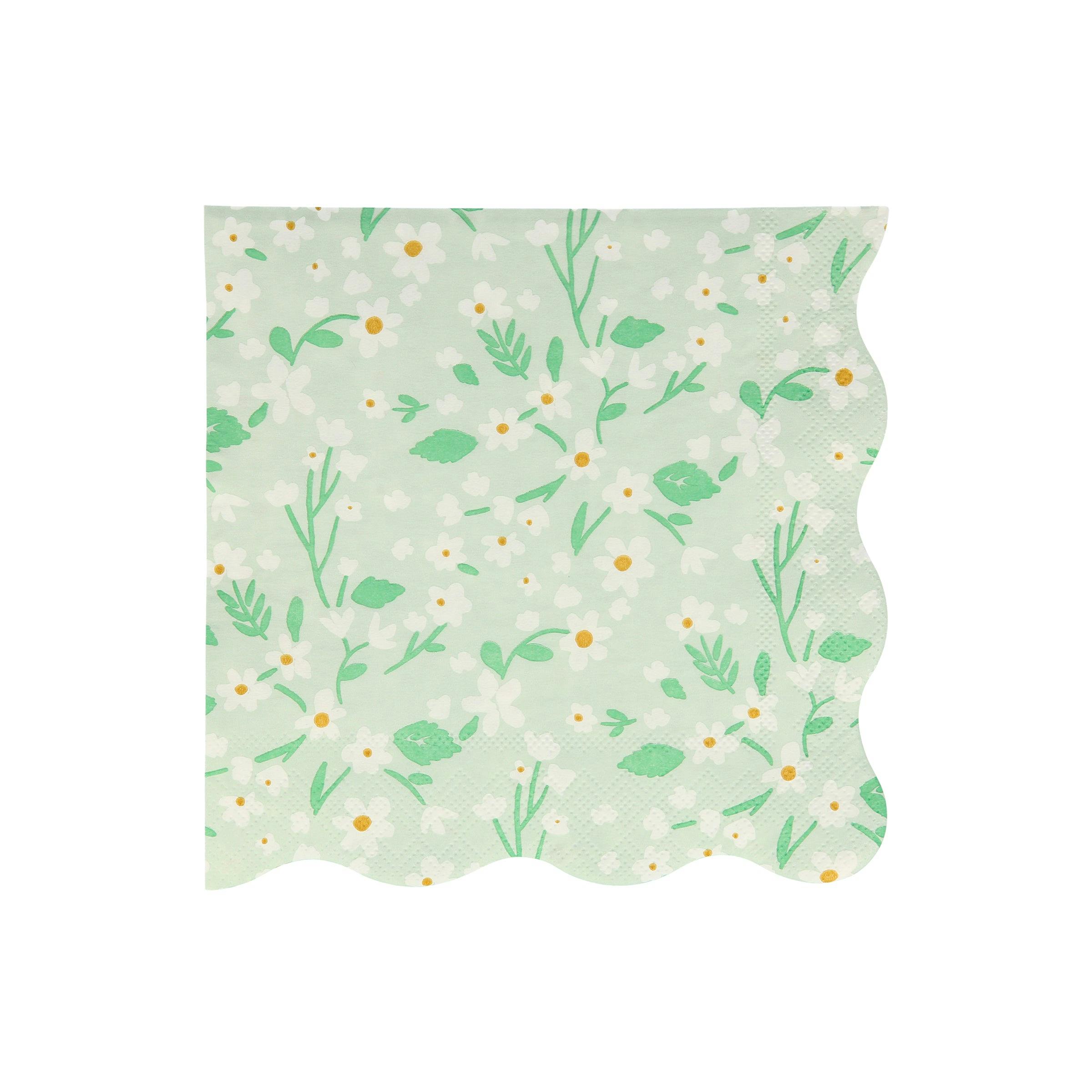 Set of 20 Ditsy Floral Large Napkins