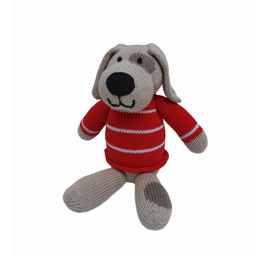 Valentine Puppy Plush, Red