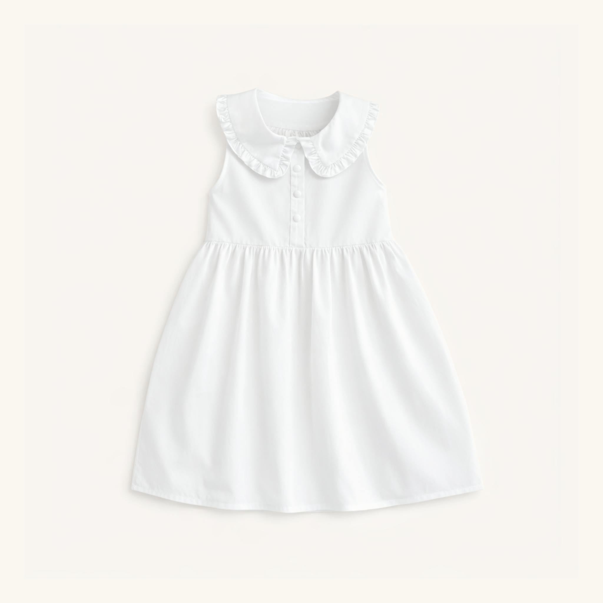 Picnic Dress in White