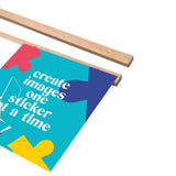 Children's Magnetic Wooden Display Hanger Frames - Set of 4