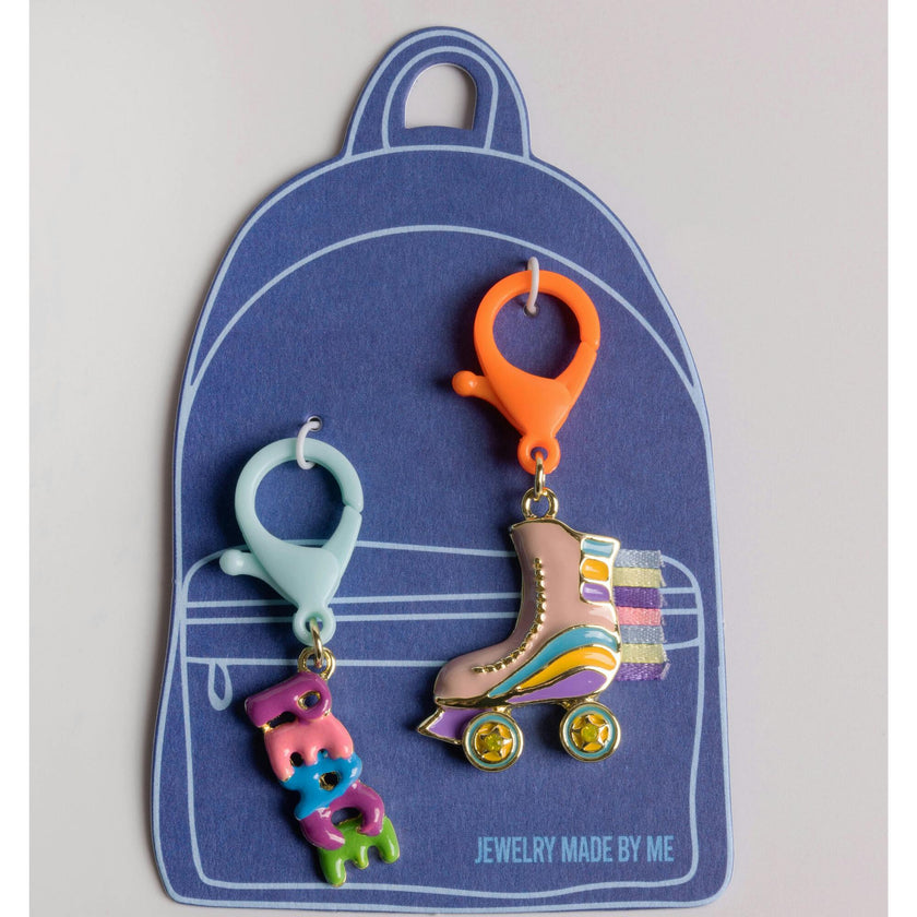 Roller Skate Bag Charm Duo