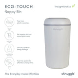 Changing Essentials Kit: Shnuggle Changing Mat + Diaper Pail + Better Bag Liners (90 Day Supply)
