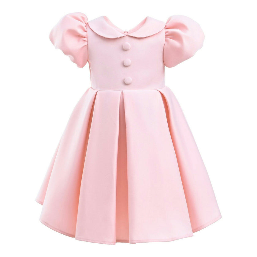 Blush Barrymore Teacup Button Dress