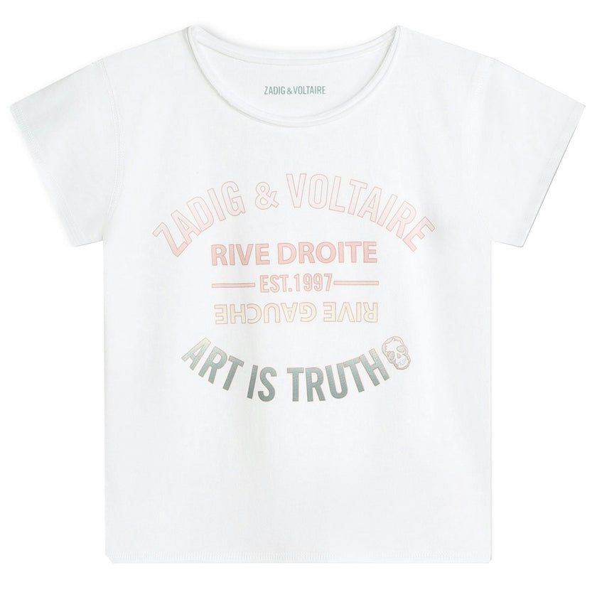 ZADIG & VOLTAIRE Ombre Logo Organic Cotton T-shirt
