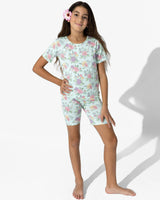 Petals & Posies Bamboo Kids Pajama Short Set