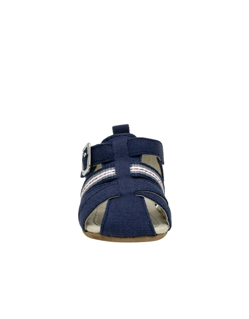 Stuart Navy Canvas Sandal