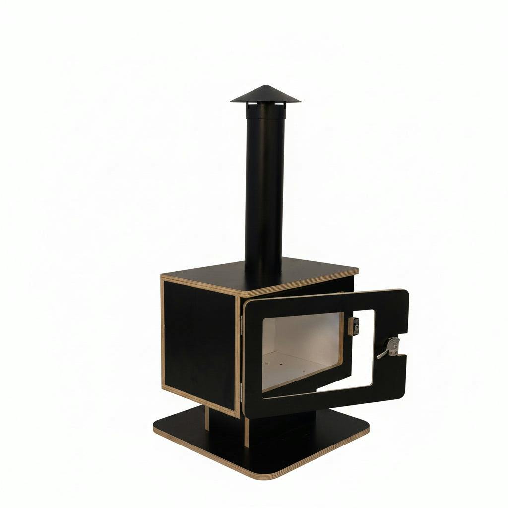 Wooden Play Fireplace – Imaginative Indoor Pretend Play