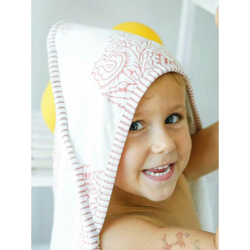 Block-Printed Terry Towel
