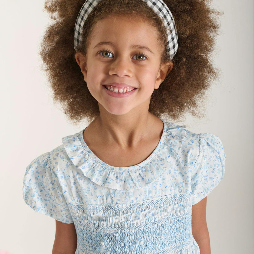 Hand-Smocked Girls Dress - Charlotte