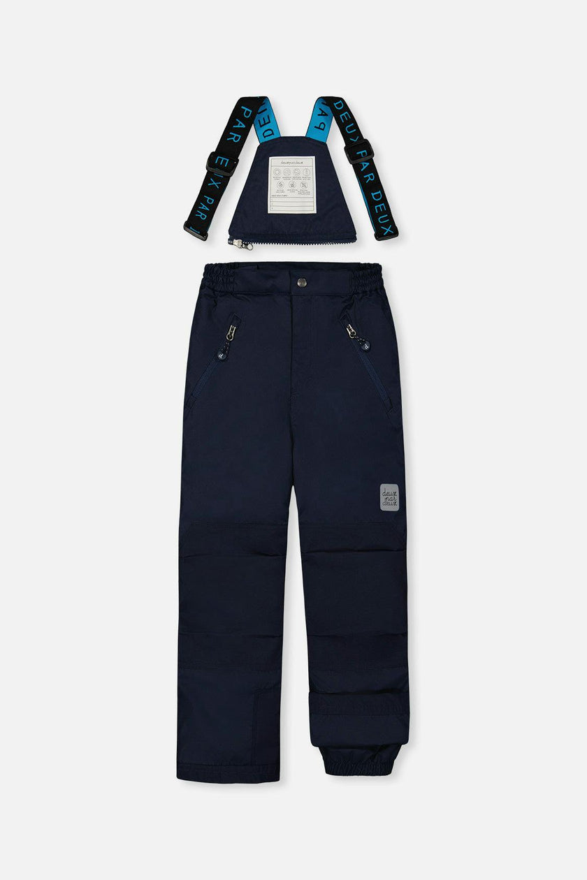 Two Piece Play Snowsuit Light And Dark Blue With Navy Pants