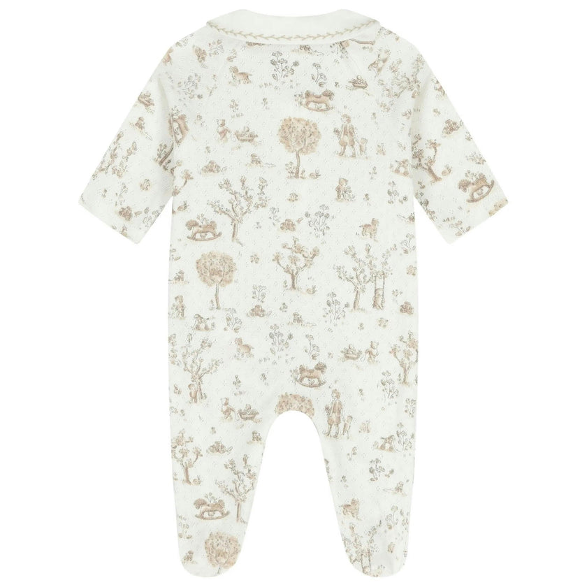 TARTINE ET CHOCOLAT Toile de Jouy Pajamas - Nacre