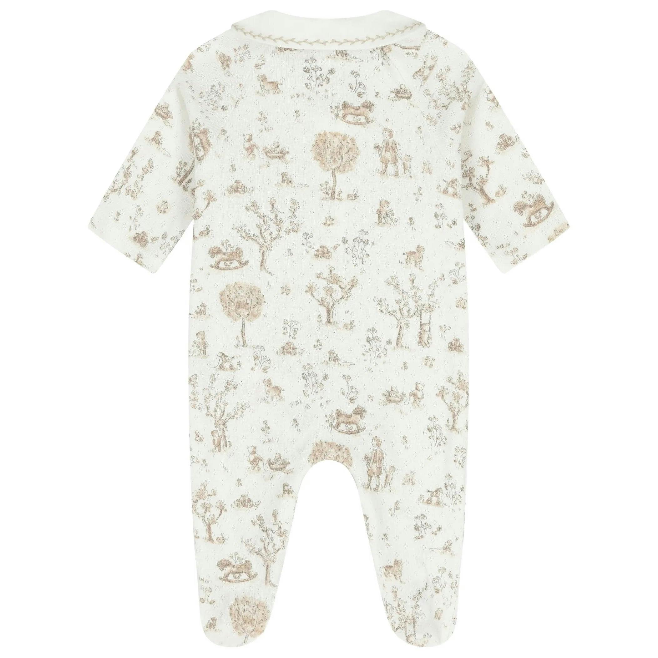 TARTINE ET CHOCOLAT Toile de Jouy Pajamas - Nacre