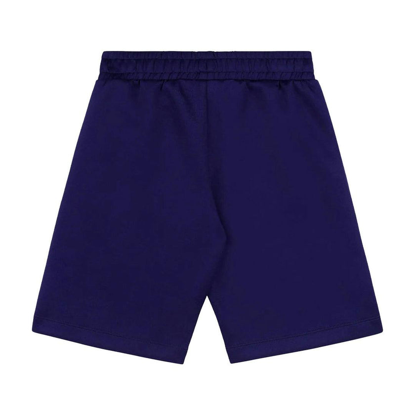Blue Monogram Tape Shorts